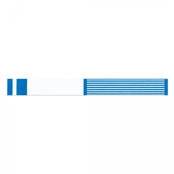 Wristband Identification Short Stay Tyvek Blue Adult 1000/Box